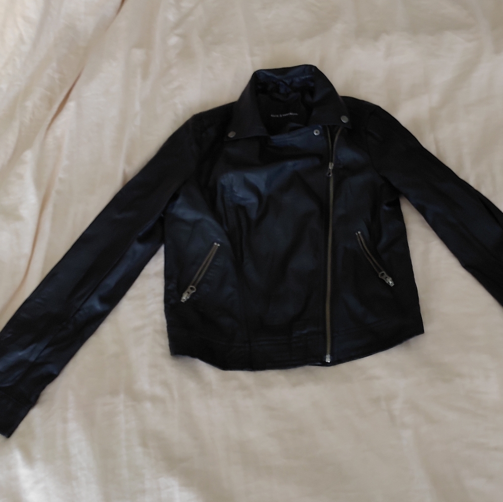 Faux Leather Jacket, Rock & Republic